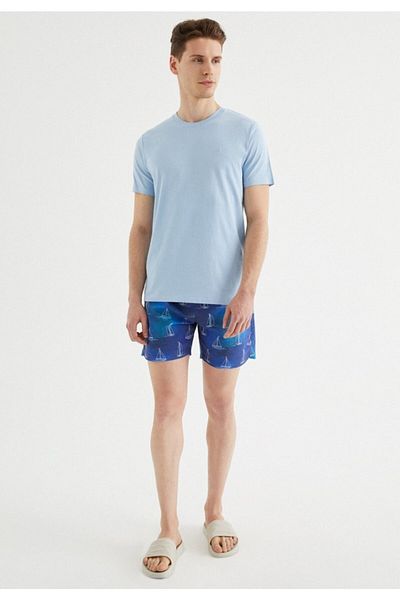 WESTMARK LONDON Pantaloni scurți de mare pentru bărbați, albaștri, cu fiti normale