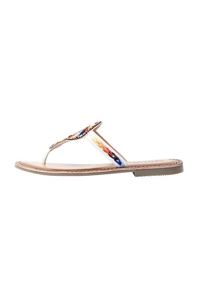 USHA FESTIVAL Sandalen mit Perlenstickerei Rakata