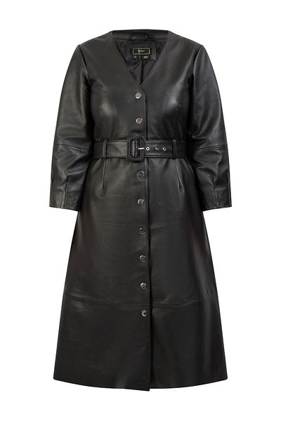 Faina Lederkleid