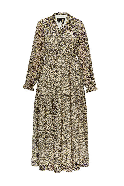 Faina Maxikleid s Leoprintem