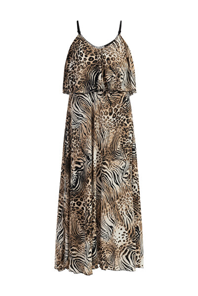 Faina Maxi šaty se zvířecím vzorem