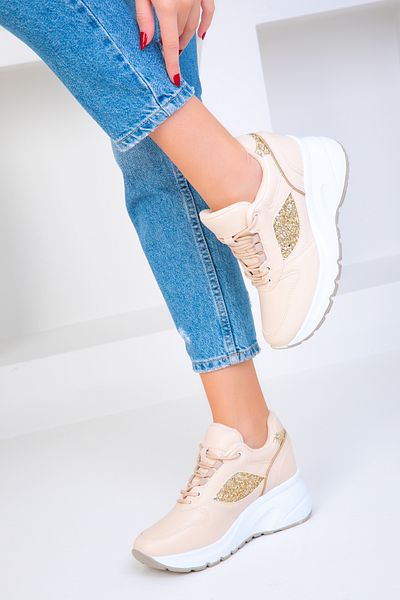 SOHO Beige Women's Sneaker 18708