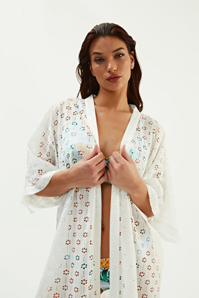 Eros Λευκό 2775Esp Φόρεμα Pareo