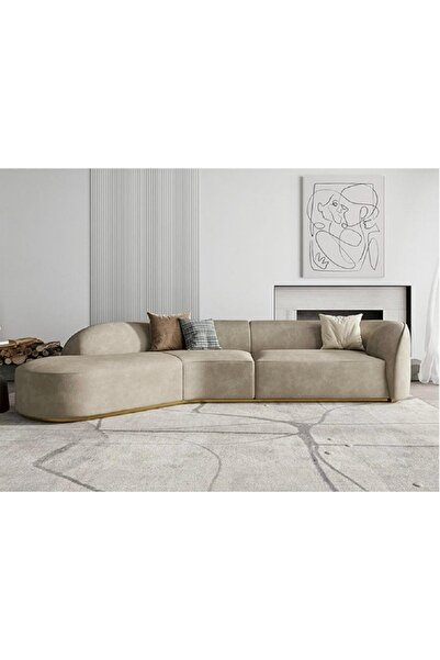 ERİZA Focus Koltuk (VİZON) Babyface 04, Ters Sol Yön (GOLD KASA)