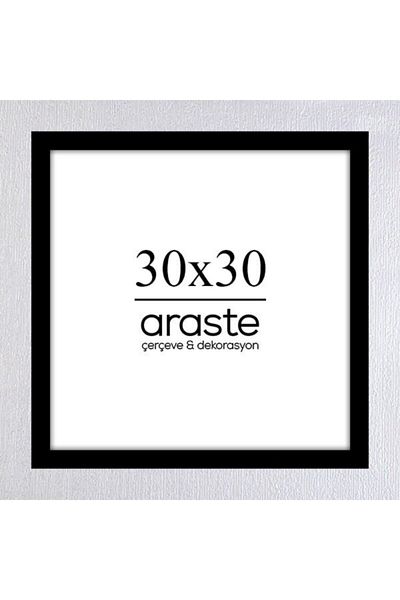 AS TİCARET 30x30 Frame (No Poster) - Bos1004 Black