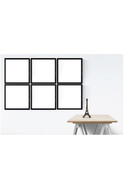 AS TİCARET Picture Frame Set - 6 Pieces 30x30 Cm