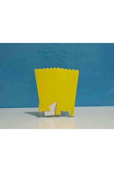TURKUAZ PARTY Yellow 15x15 Cm Corn Box