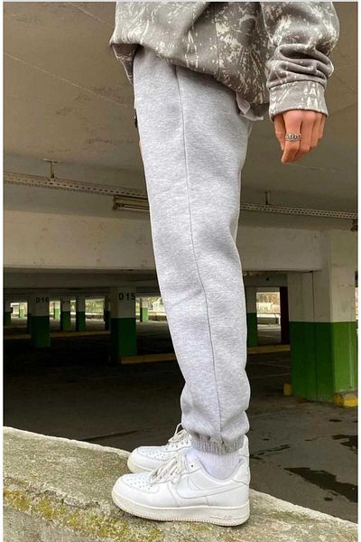 LAND MODA Λαστιχένιο πόδι Slimfit Jogger Sweatpants (3 Κλωστές)