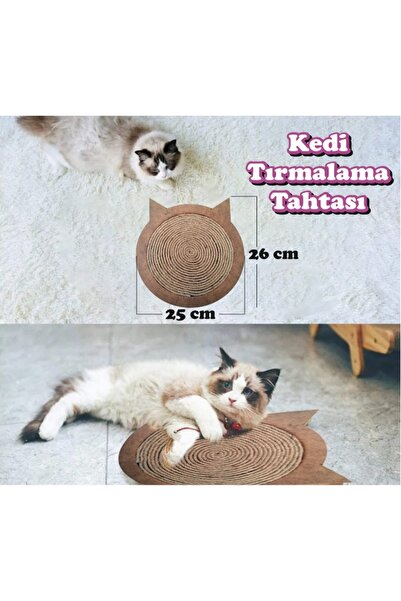 Işıklıtoplardükkanı Decorative Cat Scratching Cat Scratch Board