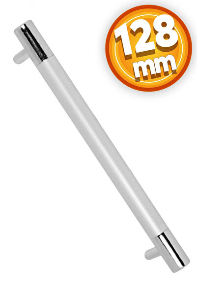 Garanti Makina Hitit Çekmece Dolap Kapak Kulpu Kulbu 128 mm Mat Krom Kulp