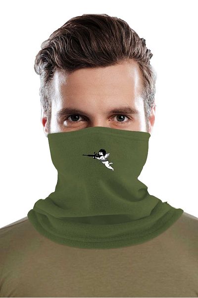 herotasarım Σετ γάντια με κολάρο λαιμού Beanie - Love Doctor bll4910