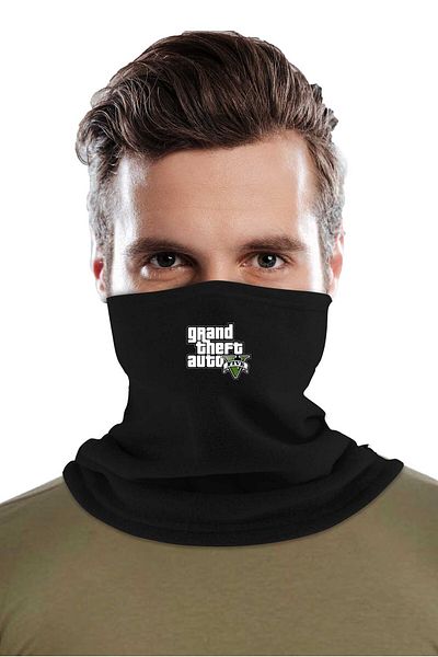 herotasarım Set mănuși GTA 5 Beanie - Guler pentru gât bll4991