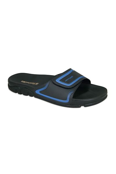 Ceyo Napoli-2 Black-blue Anatomical Slippers