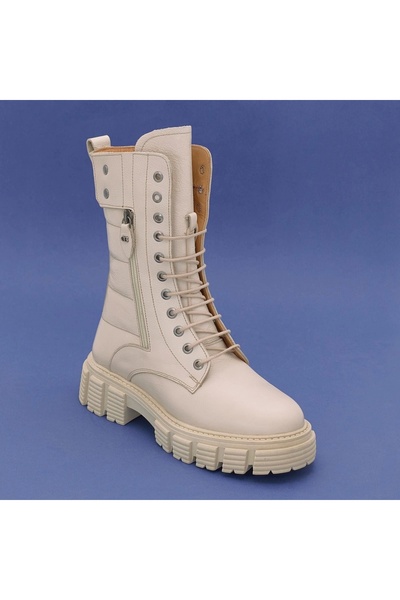 Pepita 36871 Hakiki Deri Postal Bej