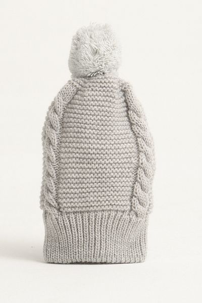 Little Jom Pompom Knitwear Baby Hat, Knitwear Baby Beanie, Single Pompom, Cotton (0-18 Months)