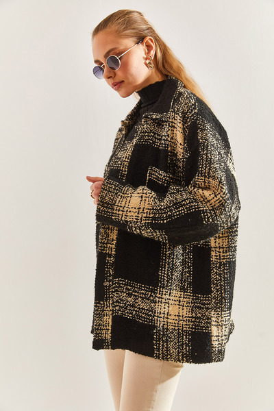 Bianco Lucci Damenjacke mit Karomuster