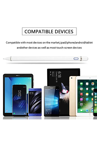 MMPSHOP Lenovo M10 Plus Tb-x606f Compatible Touch Stylus Writing Drawing Tablet Pen