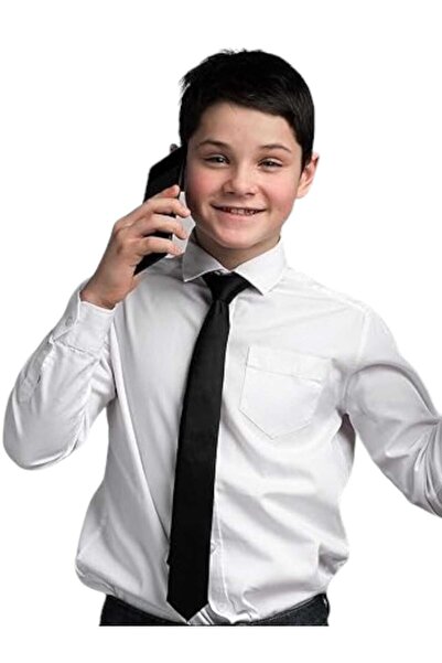 Trenderrs Erkek Çocuk 5 - 10 Yaş Lastikli Saten Kravat