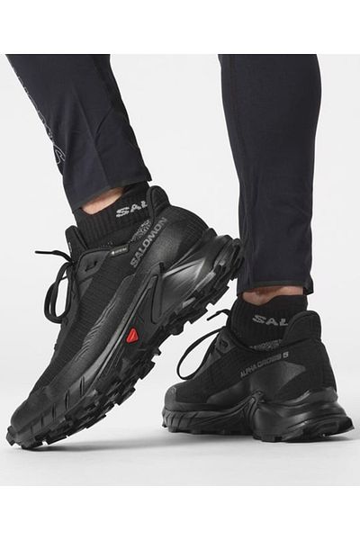 Salomon Alphacross 5 Gtx Waterproof and Cold Resistant Rugged Sole Men's Outdoor Shoes