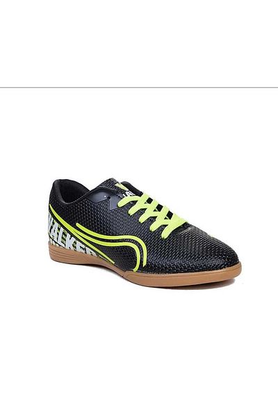 BAYRAMOĞLU KUNDURA Byk 290 Pantofi de futsal unisex, negru, galben, cu talpă din cauciuc