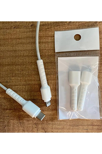 Spoyi حامي الكابل من النوع c إلى Lightning White