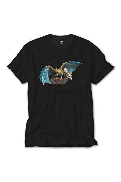 Z zepplin تي شيرت بيبي دراجون باللون الأسود