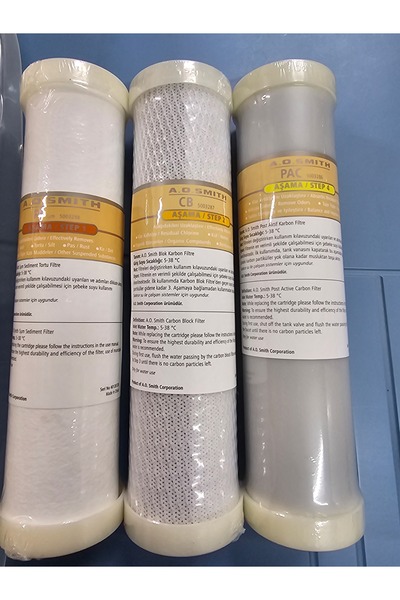 A.O. Smith A.o smith lily 1.2.4 aşama flitre seti