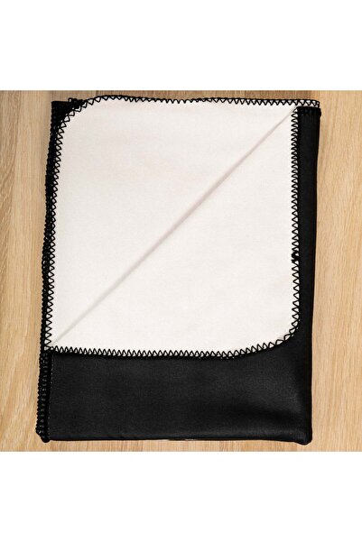 The Lucid Lab Black Leopard Fleece TV Blanket