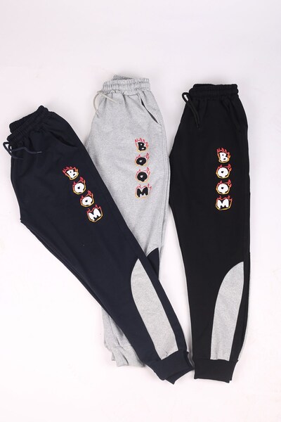 COSBA kids wear Σετ 3 Boom Print Λεπτομερή 2ip για αγόρια φούτερ