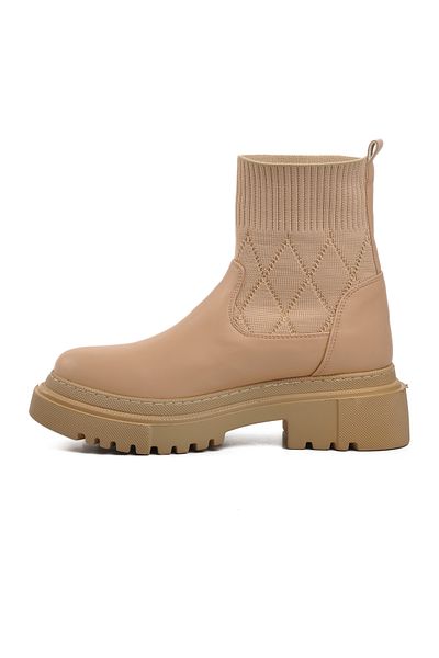 Pierre Cardin PC-52561 Women's Chelsea Boots with Cream Fleece Inside
