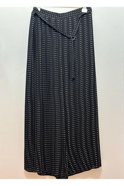 GARNİ Pleated-Polka Dot Loose Cut Trousers