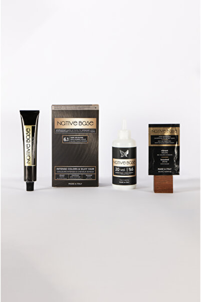 Native Base Saç Boyası 6.1 Koyu Kumral Küllü