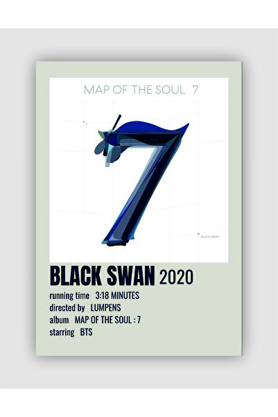 fırsatlar diyarı BTS Black Swan K-pop Duvar Posteri - Duvar Dekoru - Kalın Ka...
