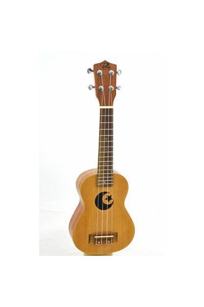 PUKA Μαόνι με μοτίβο μισοφέγγαρου Soprano Pk-9 Ukulele