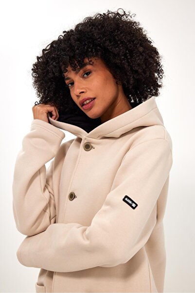 ALEXANDERGARDI Hooded Oversize Cardigan with Ribbon Inside (E23-60703)