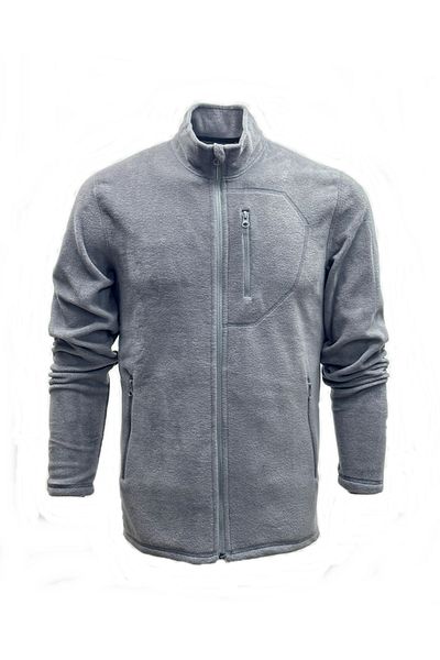 NJM SPORT WEAR Ανδρικό φούτερ Fleece Anti-pilling No-Pilling Full Zip-up 3 τσέπες για εξωτερικό γιακά φούτερ
