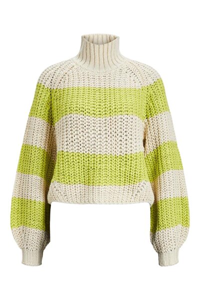 JJXX Kadın KELVY CHUNKY STRIPE HIGH KNIT 12213690