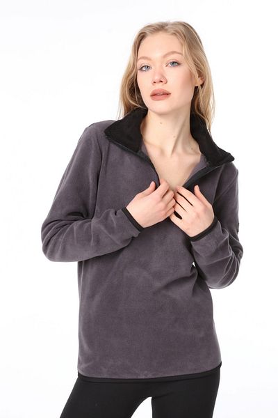 Vio Belle Women's Half Zipper Fleece Jacket
