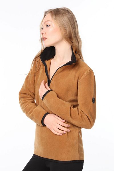 Vio Belle Women's Half Zipper Fleece Jacket