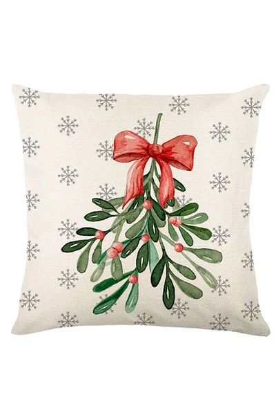 tarzınısec Pernă decorativă cu fermoar cu tema de Anul Nou (45*45CM) Model23