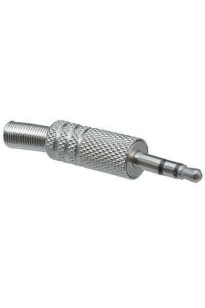 upTech Kj45cr 3,5mm Στερεοφωνική Υποδοχή Καλώδιο Χρώμιο (ΜΕΤΑΛΛΙΚΟ)