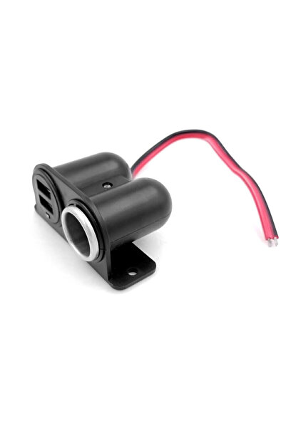 Motorobit Çift USB Dişi Araç Çakmak Soketi
