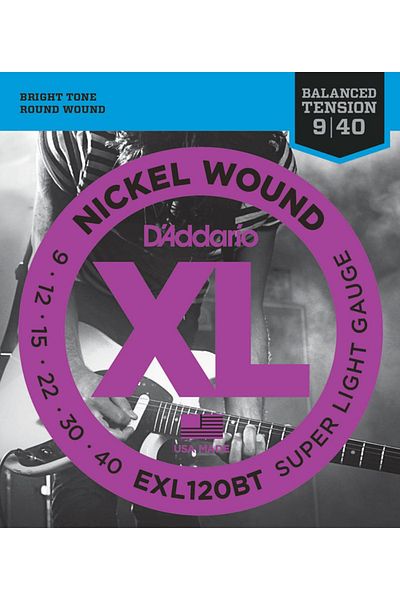 Daddario Exl120bt Balanced Tension Super Light Σετ Σύρμα Ηλεκτρικής Κιθάρας 009-040