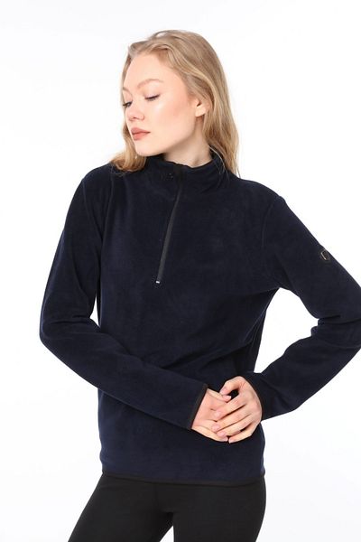 Vio Belle Women's Half Zipper Fleece Jacket