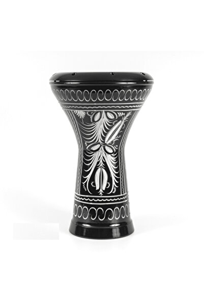 İMECE Masterwork Çömlek Darbuka Erzincan Işlemeli Siyah