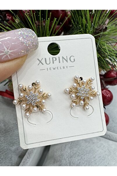 artistik bijuteri أقراط ندفة الثلج xuping