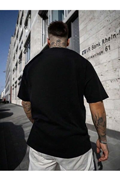 MOONBULL Men's Oversize Plain T-shirt