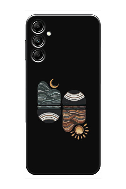 frondcase حافظة لهاتف سامسونج A24 صن سيت ويف باللون الأسود