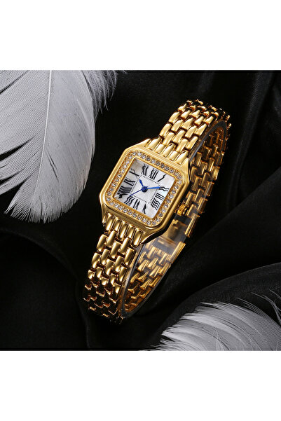 Bimodabu ساعة يد نسائية أنيقة من الحجر البسيط