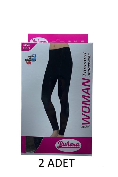 urumbay Kadın Şardonlu Termal Alt 2'li Paket Kışlık İçlik